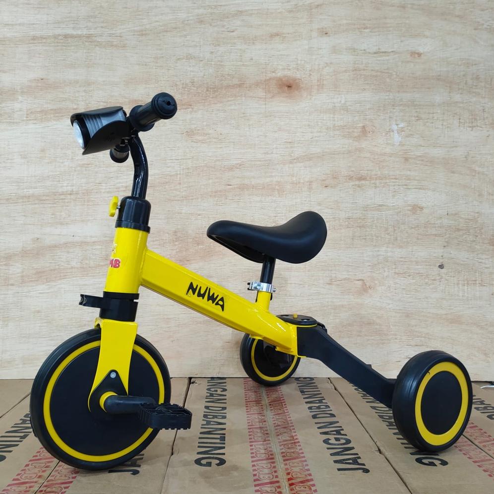 sepeda anak roda 3 pmb balance bike 3in1 nuwa t20-5