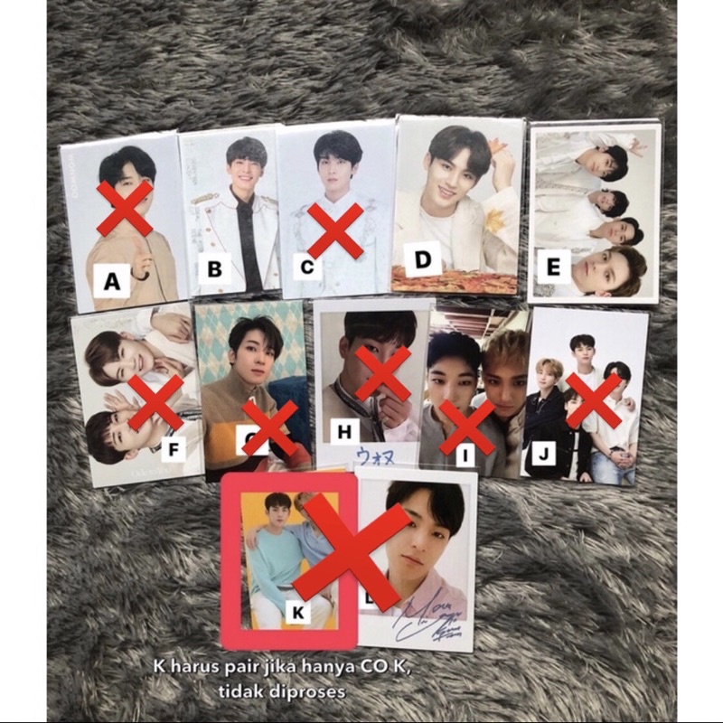 [READY] SEVENTEEN TC PC WONWOO MINWON HHU MINGYU WONHOON JP