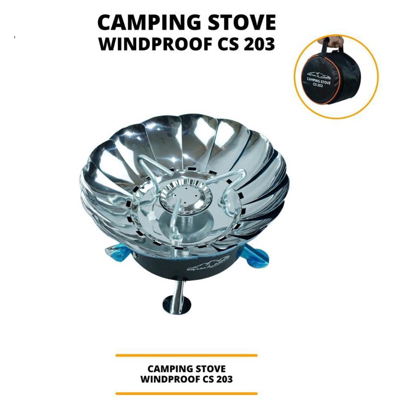 _ Tm [COD] Kompor Camping Dhaulagiri Stove CS-203 - Kompor kemping windproof - kompor dhaulagiri - k