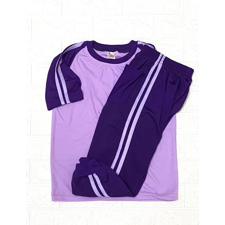 New Setelan Baju Olahraga Anak Tk Lengan Pendek/ Pakaian Baju & Celana Olahraga Anak Tk Lengan Pende