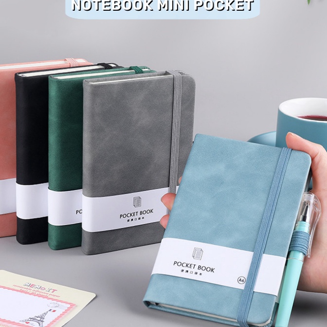 

[EXK ➸◆) Notebook mini pocket A7/A6 Buku catatan kecil Book aesthetic portable Buku tulis memo agenda Bullet Journal Diary planner multicolor Scrapbook jurnal untuk sekolah kantor pelajar / viral..