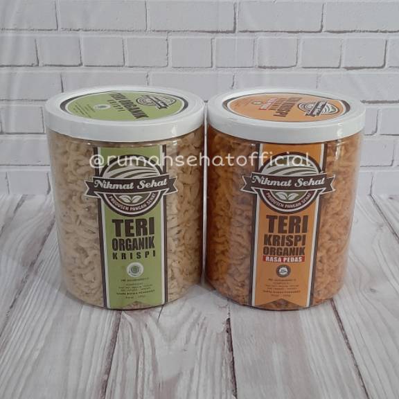 

(K✓7P/ご> NIKMAT SEHAT Teri Krispi Organik Gluten Free 225gr (Gross), produksi 4 Juni 2023 - pasti.dikirim.!