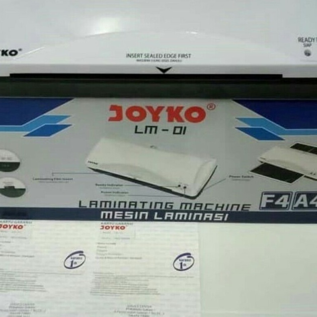 

New MESIN LAMINATING JOYKO LM 01 UKURAN A4 DAN FOLIO
