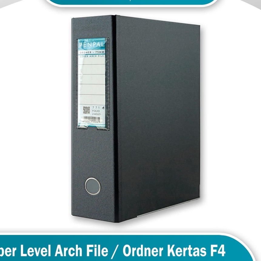 

(J7F ㊛♥) Penpal Paper Lever Arch File / Ordner Kertas F4 PL-771 / berkualiitas.!