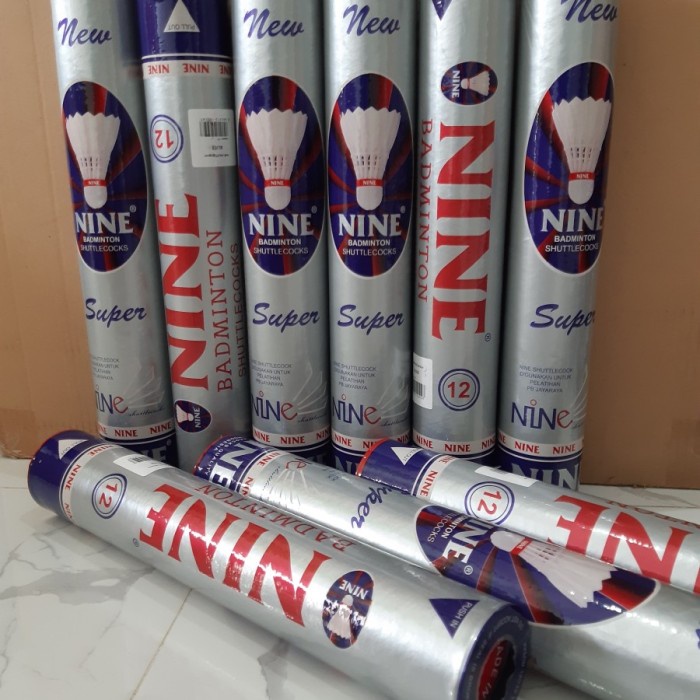 Cock Kok Shuttlecock Badminton Nine Silver Super Original