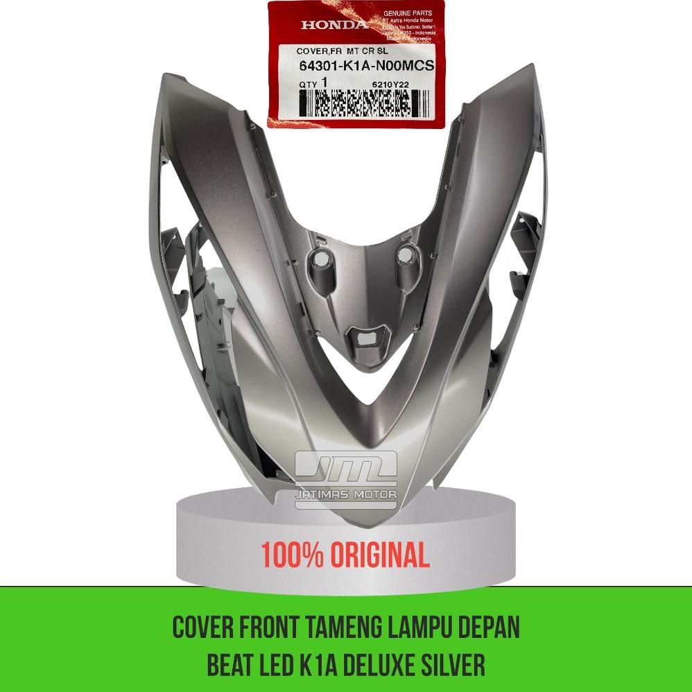 Cover tameng lampu depan beat led K1A deluxe silver 64301-K1A-N00MCS 64301-K1A-N00HSM