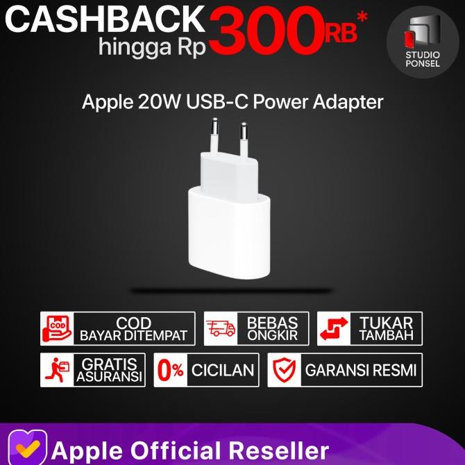 Apple 20W USB-C Power Adaptor MHJF3 Original Charger iPhone 12 11