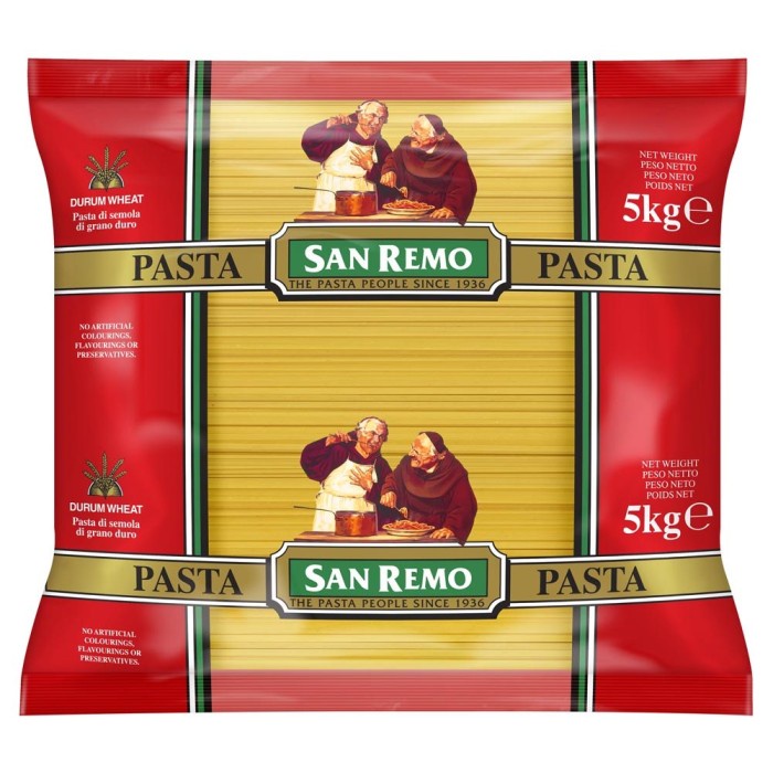 

pasta spaghetti san remo 5 kg