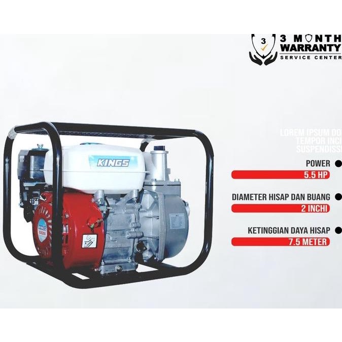 Mesin Alkon Sumura Wp 20 Cx Pompa Air Irigasi 2 Inch 6 Meter Wp20Cx