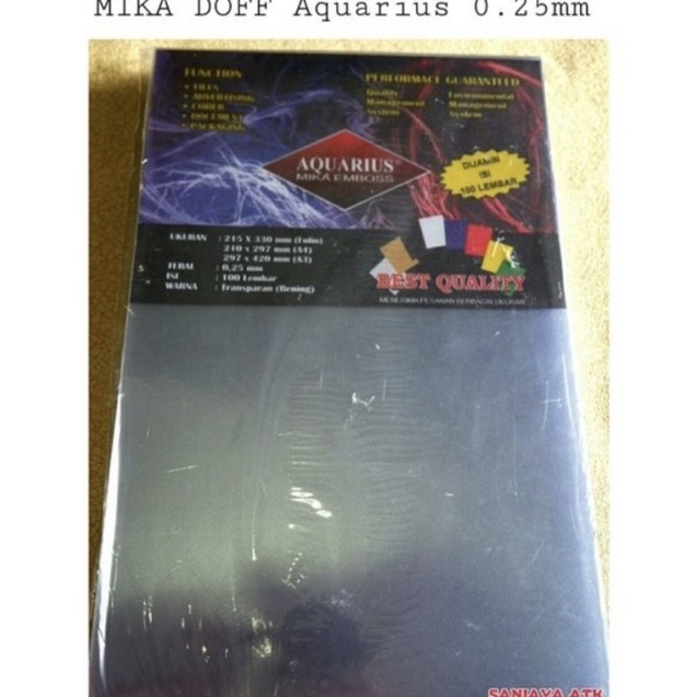 

Promo,, Mika Doff/emboss 0.25 Aquarius A4