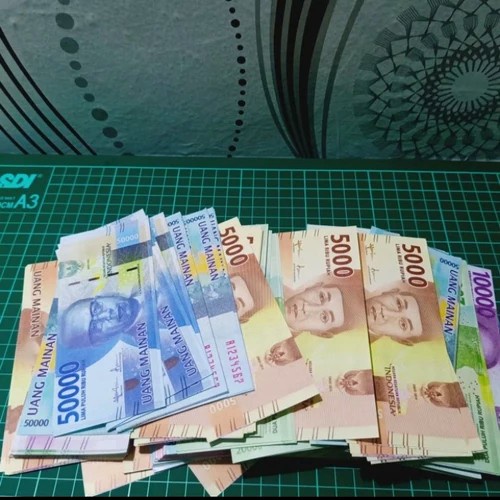 DISKON SPESIAL 1000 PCS MAINAN UANG - UANGAN / UANG PALSU / DUIT PALSU TERBARU
