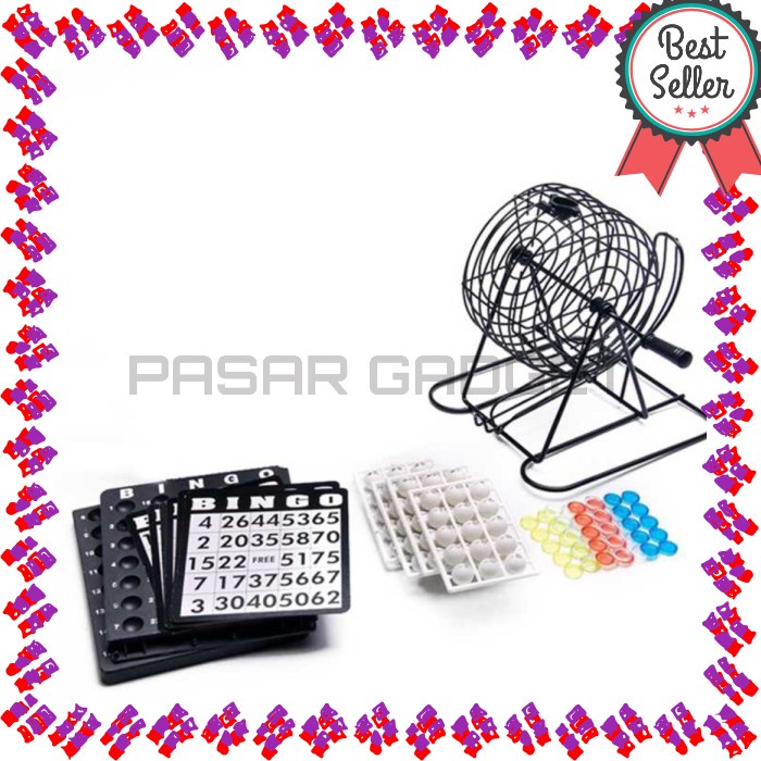 DISKON SPESIAL ENS.DE PERMAINAN BINGO SET - ZP001 TERMURAH
