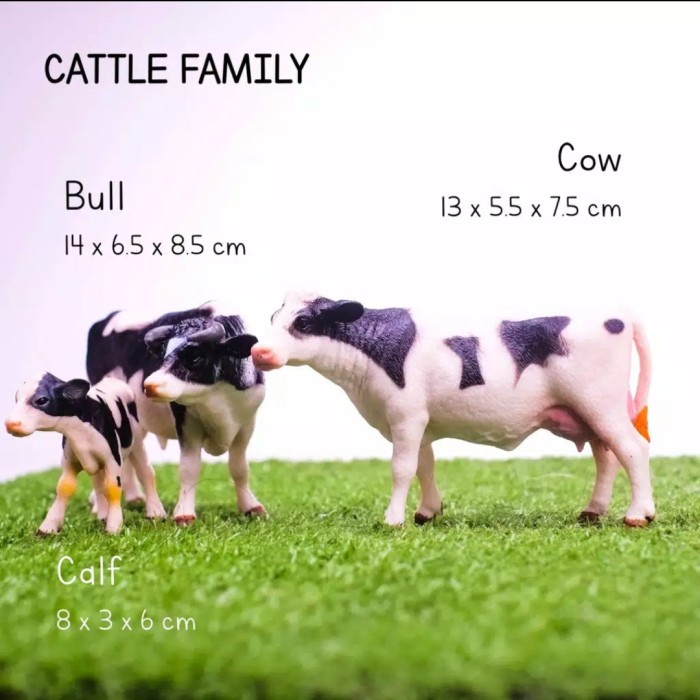FLASH SALE MONTESSORI CULTURAL FARM ANIMAL COW TERBARU