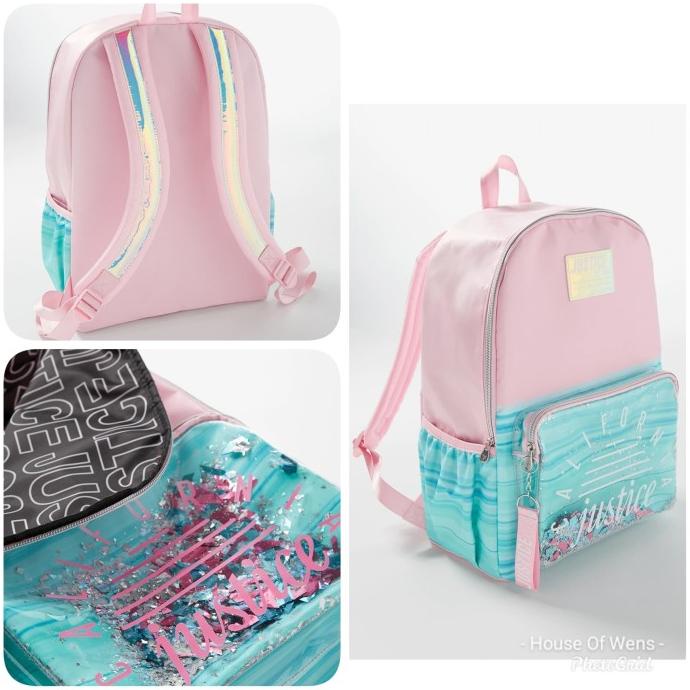 TER-UPDATE JUSTICE COLOR CHANGING SHAKY BACKPACK - TAS JUSTICE ORIGINAL #ORIGINAL