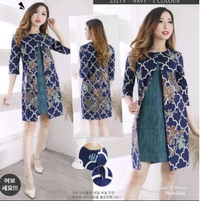TER-UPDATE DRESS BATIK LUWEN - BAJU BATIK LUWEN - TERUSAN BATIK - TYPE 8 #ORIGINAL