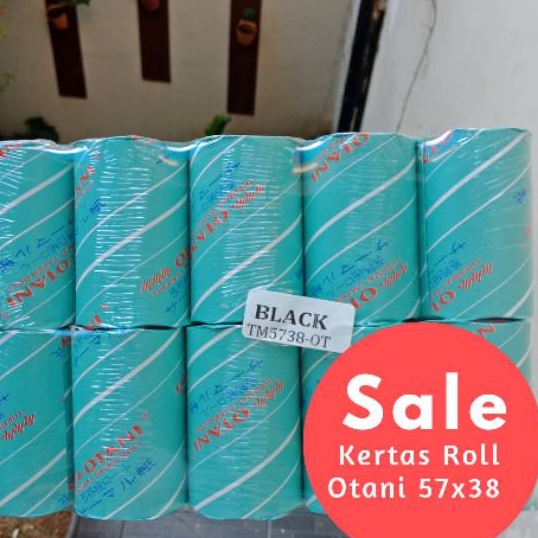 

[HB㊠.4☎> Kertas Thermal Roll Otani 57x38 isi 10 Rolltop.produks.!!