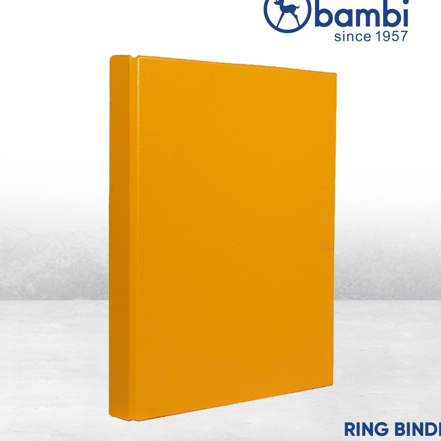 

(♡B4/Q☛] Bambi Ring Binder 2 Ring A4 15 mm - 2126 / Binder A4 / Ring Binder A4 /banyak diminati.