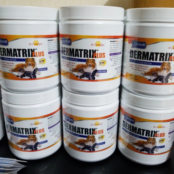 dermatrix plus vitamin anjing 240 gram