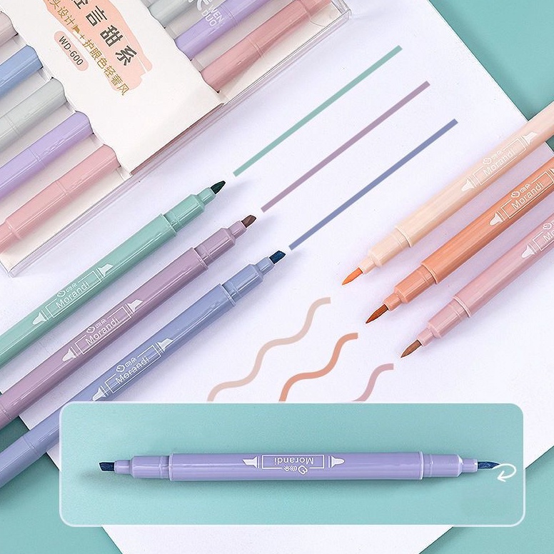 

12.12 sale Stabilo /stabillo warna/stabilo isi 6 warna pastel/Tint Marker Highlighter 1 set isi 6