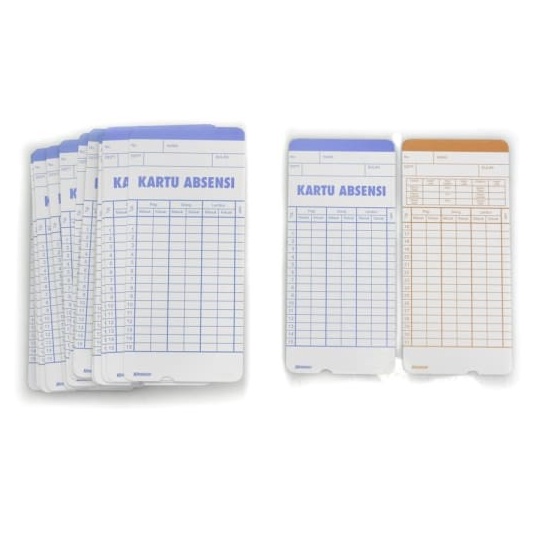 

Promo,, KARTU ABSENSI 100 PCS