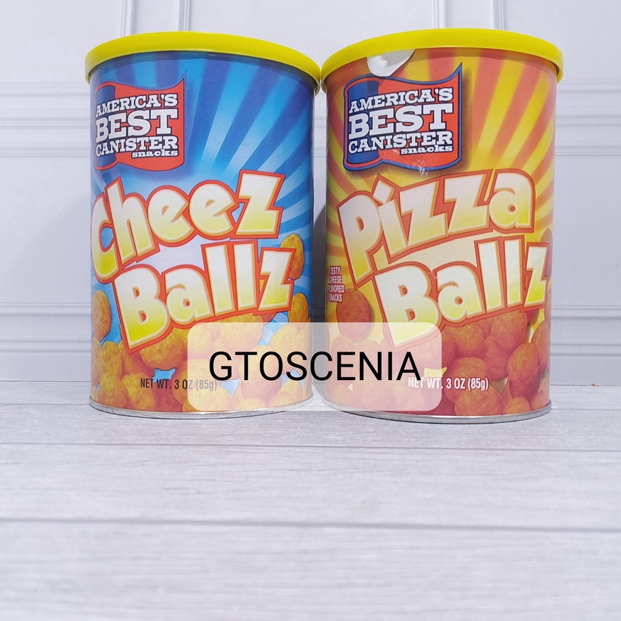 

(☀B➛3 P] AMERICAN BEST CANISTER CHEEZ BALLZ 3OZ PIZZA CHEESE CURLZ -kekiniaan➛!