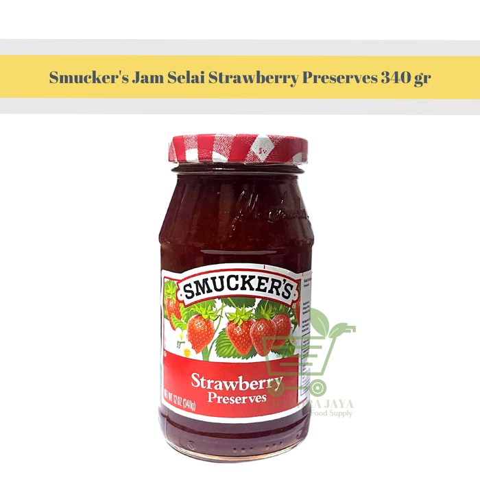 

Smuckers Smucker's Jam Selai Strawberry Blueberry Pineapple 340 gr