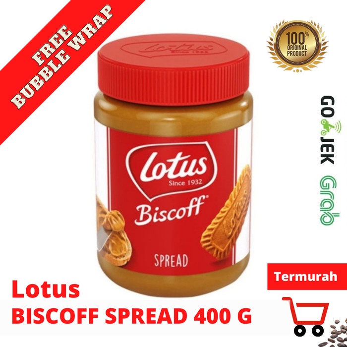 

Lotus Biscoff Smooth Spread 400 Gram Selai Biskuit Premium Speculoos
