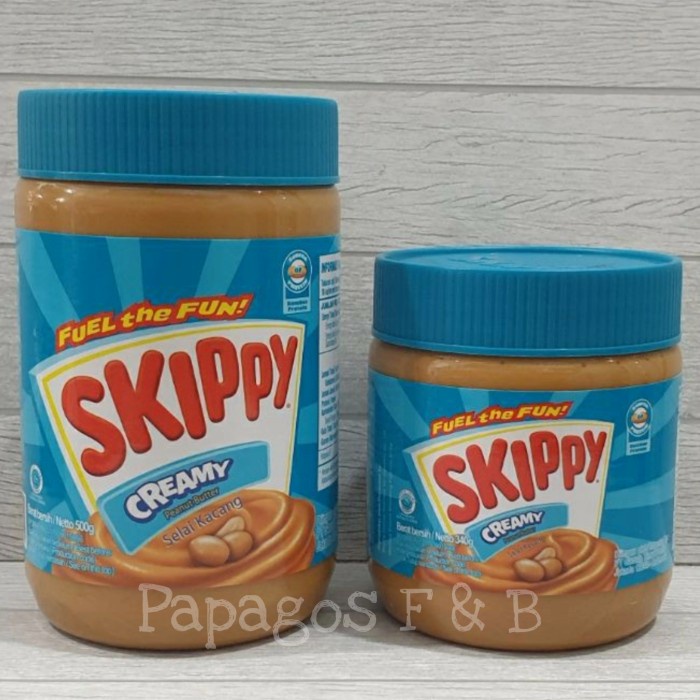 

Selai Kacang Skippy Peanut Butter Creamy ( halus ) 340 / 500 gr gram