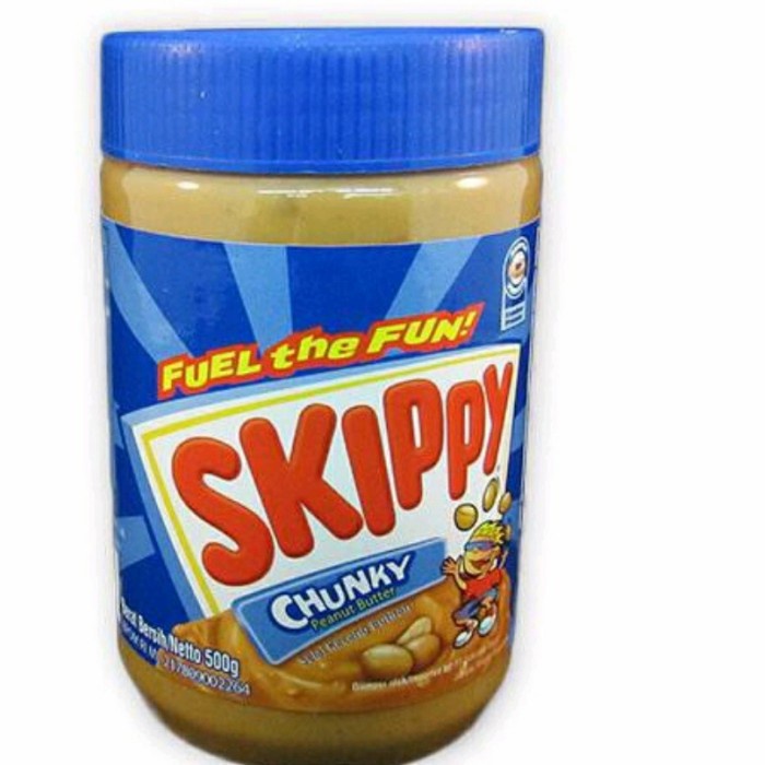 

skippy chunky 500gr expired date panjang original