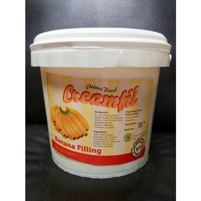 

Selai Creamfil Filling 5kg - Isian Roti Fla / Selai Primsfood