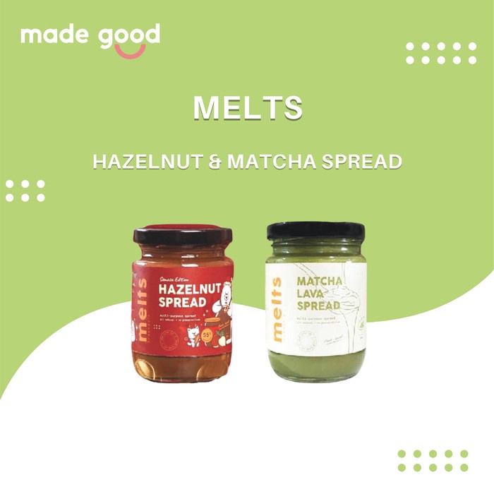 

Melts Spread - Selai Sehat Hazelnut Macha - 300g