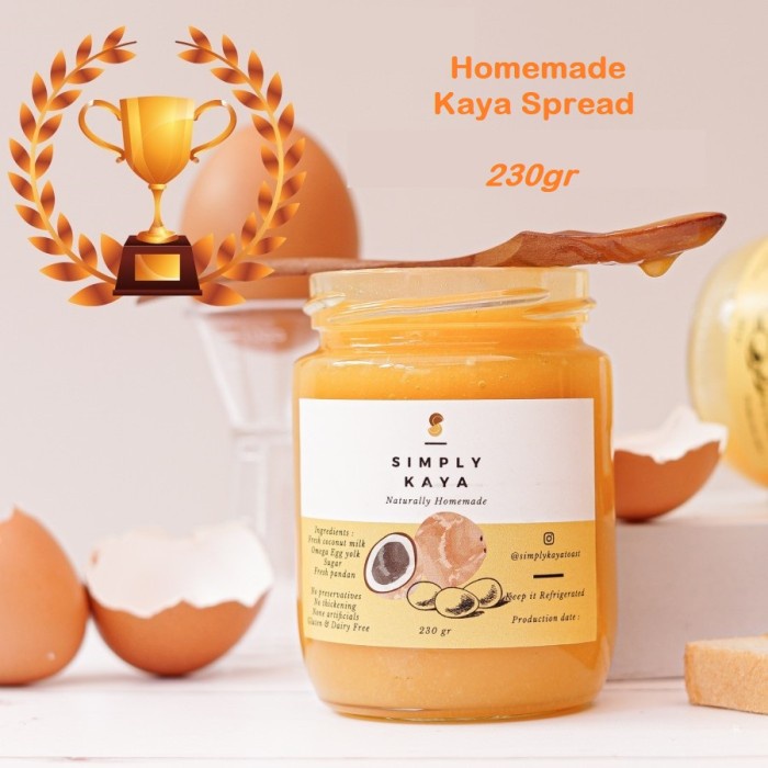 

250ml Homemade Organic Kaya Spread/ Selai Srikaya