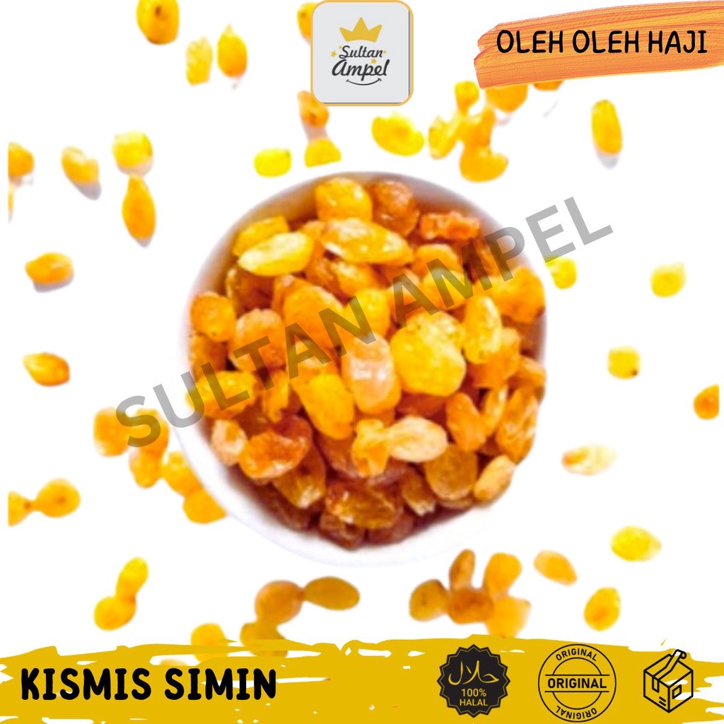 

Kismis Simin Mutiara 500gr Kismis Arab Kismis Raisin Rasa Manis Enak Fresh Khas Arab MPASI Original Oleh-oleh Haji Umrah