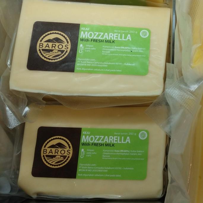 

$+$+$+$+] keju mozarella 250 gram Baros with Fresh Milk