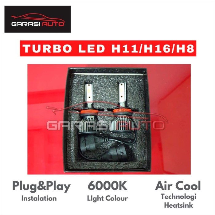 TURBO LED Lampu Foglamp H11 /H16 Putih Fog lamp Jazz RS Ertiga APV best