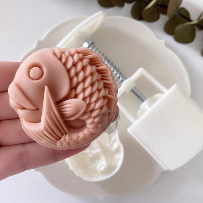 Silahkan Order] Cetakan Mooncake 50gr Cetakan kue bulan 50gr cetakan mooncake