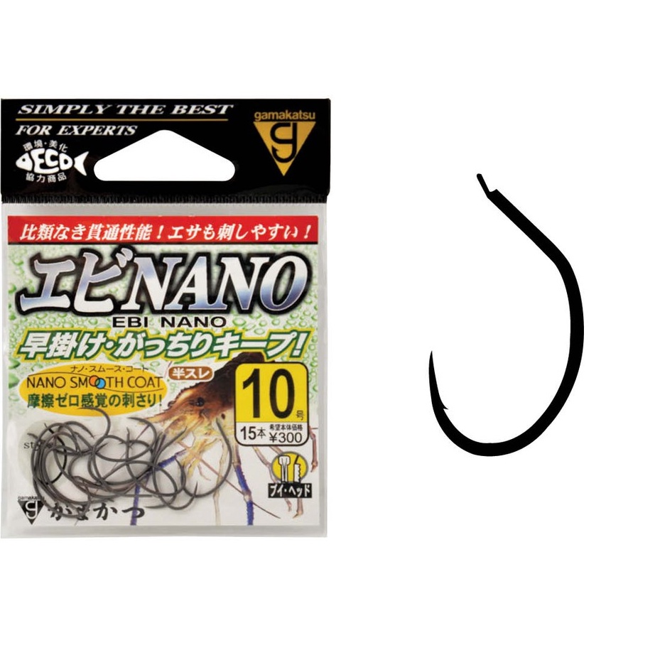 [O❤0 Q] Kail Pancing Udang Gamakatsu BARA EBI NANO NSC -laangsung.kirim◆