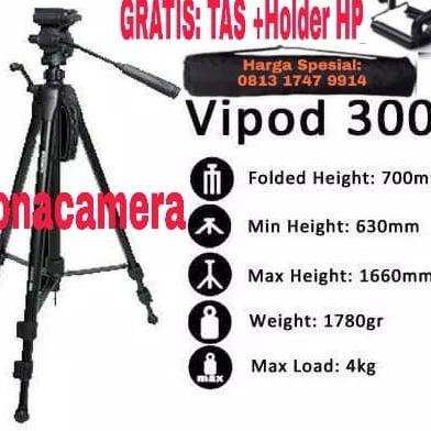 Tripod Excell Vipod 300 With Penhead + Bag