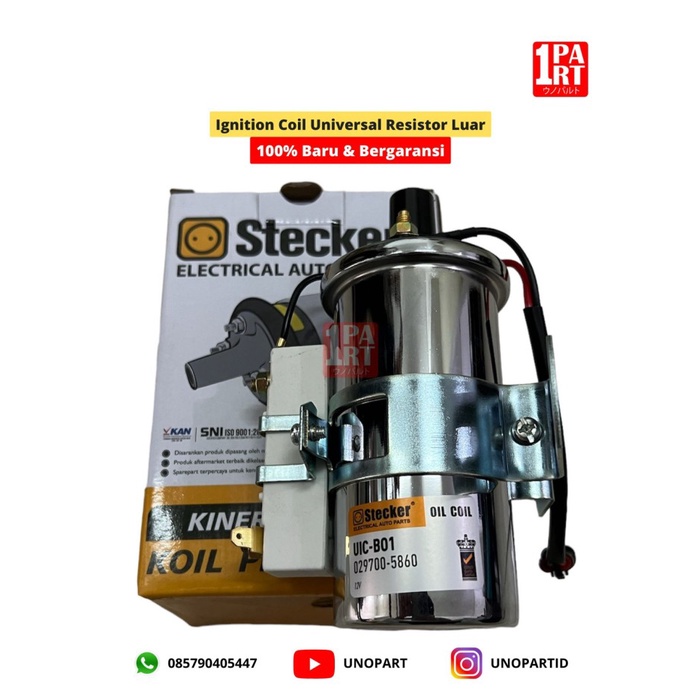 Ignition Coil Botol Suzuki Vitara & Mitsubishi L300 Bensin Kaki 2 Kode It027