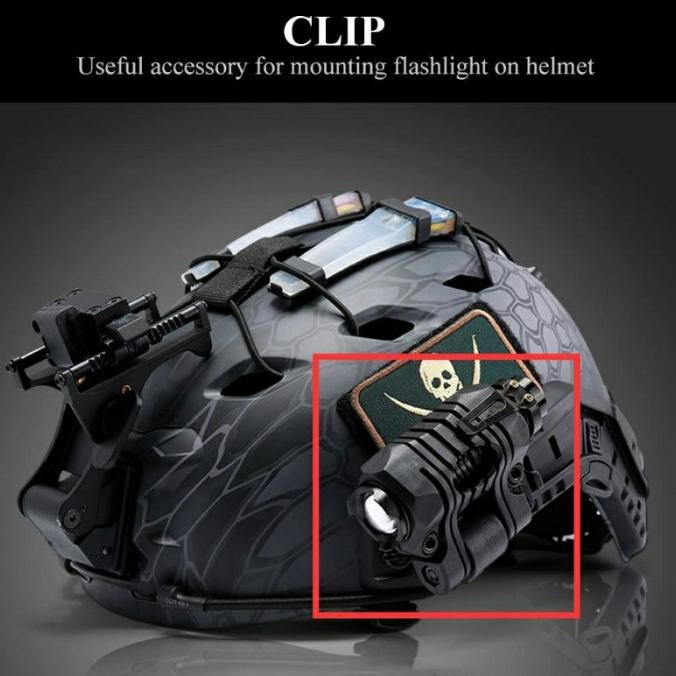 Aksesoris Mounting Senter Helm Mich Tactical