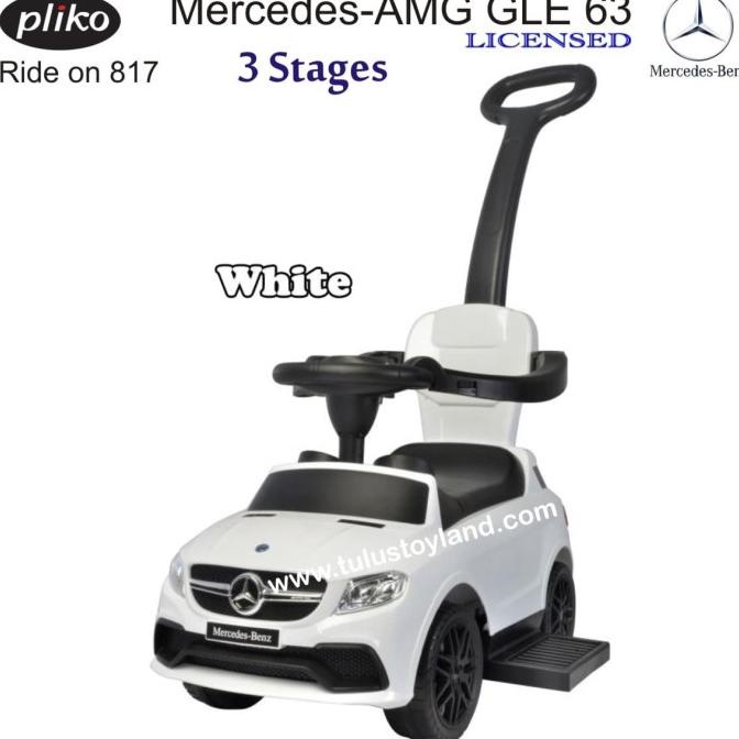 Pliko Ride On 817 Mercedes Amg 3In1 Mobil Dikendarai Anak Tanpa Aki