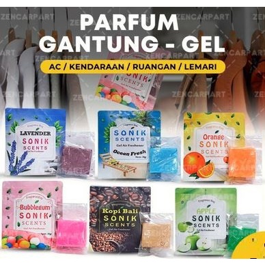 <Freeongkir> Parfum Sonik Scents Gel Pengharum Pewangi Mobil Ruangan Lemari Toilet Promo