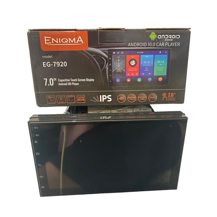 HEADUNIT ANDROID DECKLESS DOUBLE DIN MOBIL TV ORCA 9988 7 INCH 7" TOP