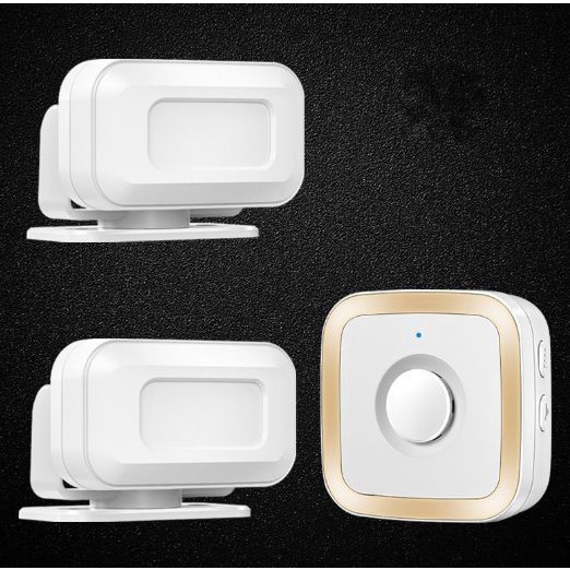 Bel Rumah Sensor Gerak Suara Terpisah Door Bell Wireless Dual Sensor Bestseller Detector