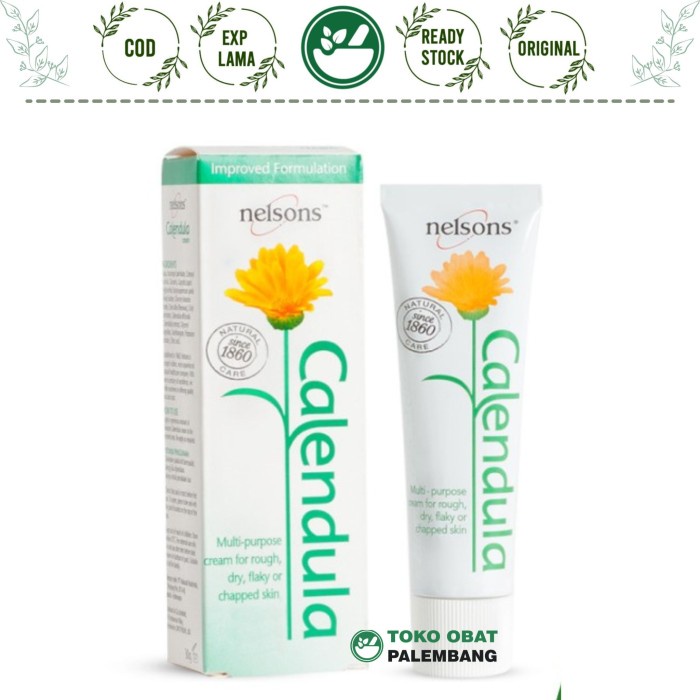 Nelsons Calendula Cream 50Ml Skin Soothe Krim Pelembab Kulit Nelson Berkualitas