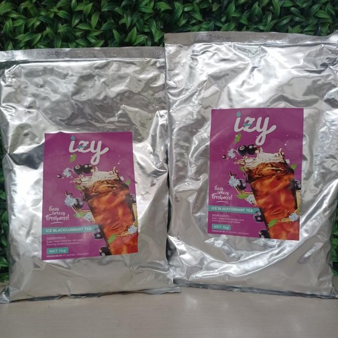 

Ice Blackcurrant Tea Powder Izy / Bubuk Teh Rasa Anggur