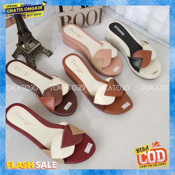 Sansal Slop Murah Berkualitas Sendal Teplek Remaja Kekinian Sndal Import Selop Sendak Slip Terbaru P