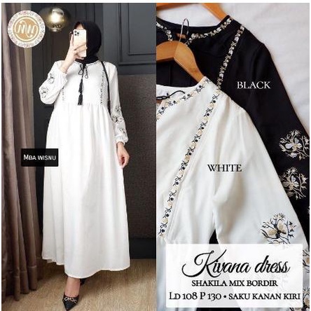 terlaris L454 NEW Gamis Putih Jumbo Ld 120 130 140 NAYLA DRESS S M L XL XXL XXX terlaris