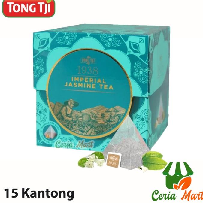 

Teh Celup Premium Tong Tji Imperial Jasmine Tea Box isi 15 pcs Kantong