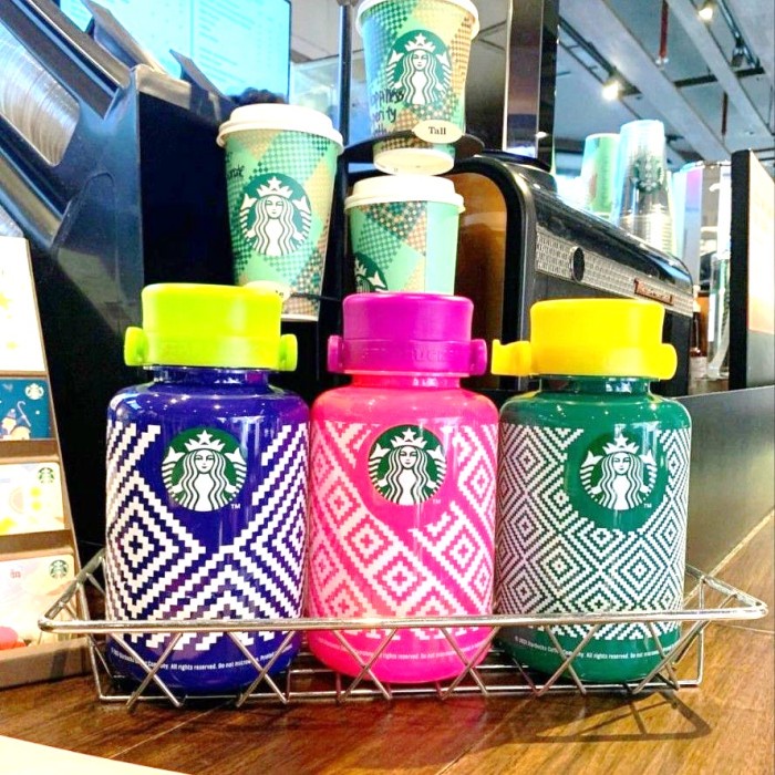 Terlaris Starbucks Tumbler Reusable Bottle 1 Liter - Botol Minum Tumbler